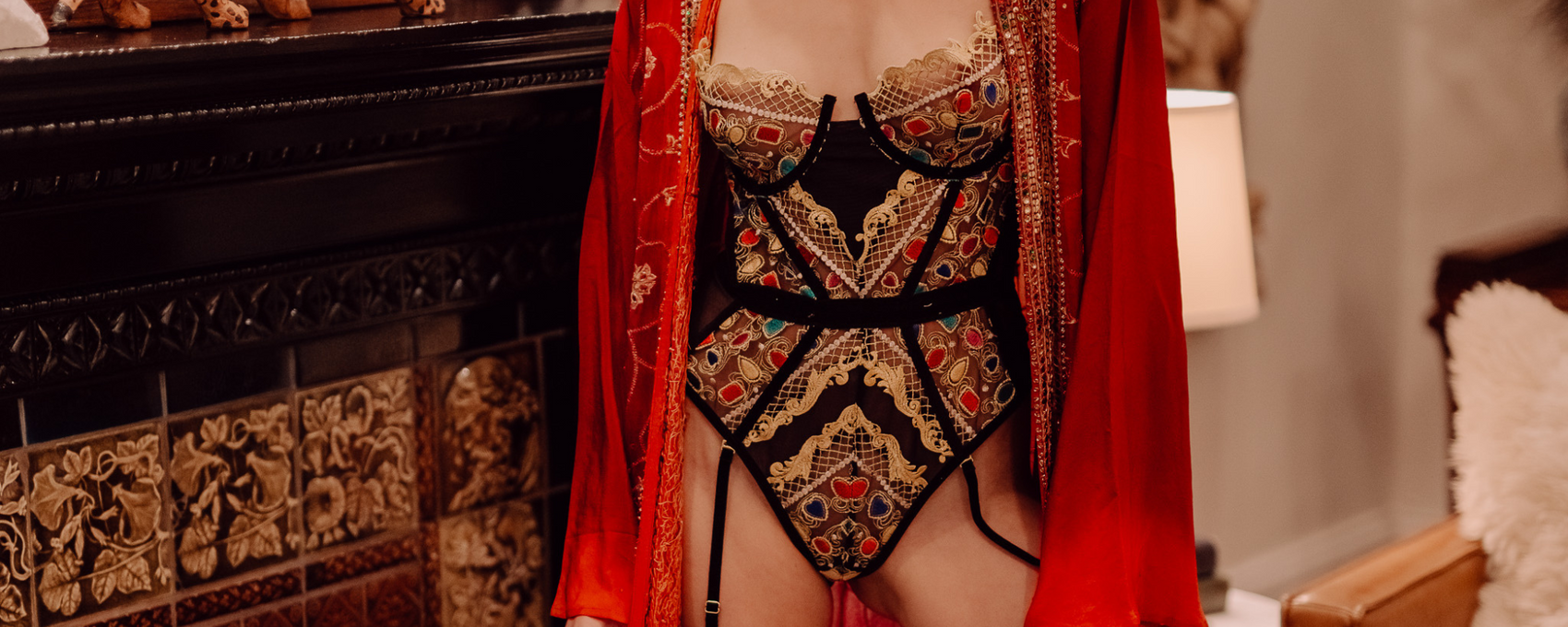 Embroidered Lingerie