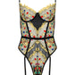 Kilo Brava Jewel Embroidered Underwire Bodysuit