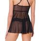 Coquette Sheer Babydoll & Thong