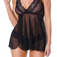 Coquette Sheer Babydoll & Thong