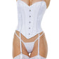 Coquette Lace on Satin Corset