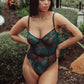 Kilo Brava Emerald Burnout Underwire Bodysuit