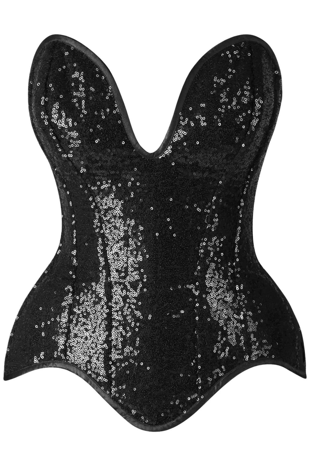 Daisy Corsets Sequin Plunge Corset