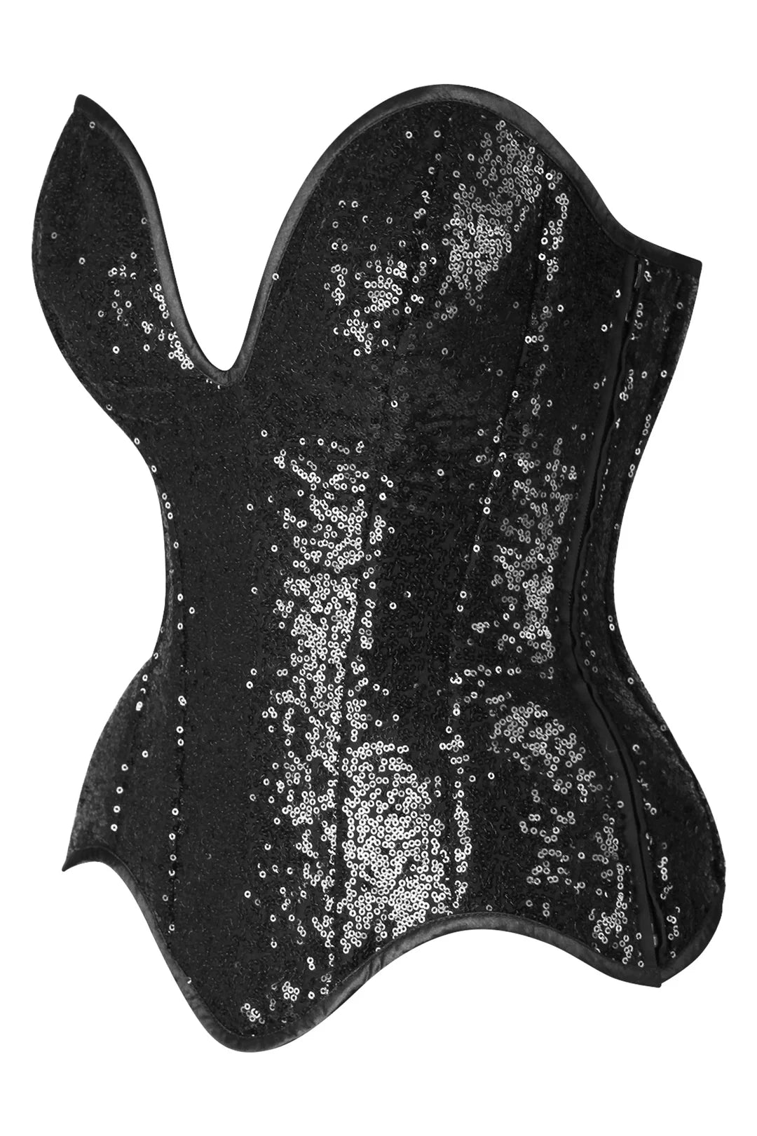 Daisy Corsets Sequin Plunge Corset