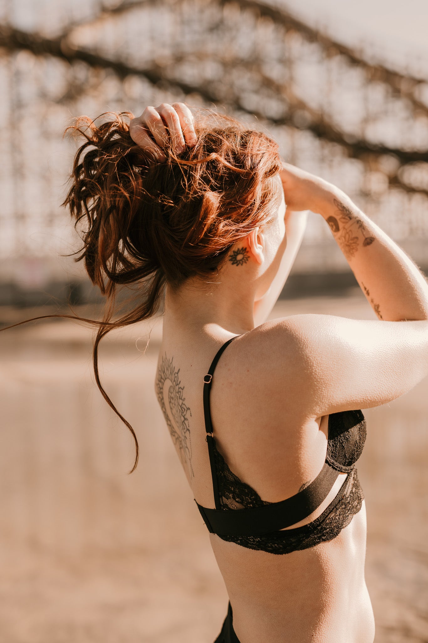 Monique Morin Wild Lace Longline Bra