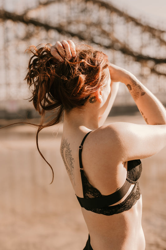 Monique Morin Wild Lace Longline Bra