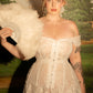 Daisy Corsets White Sheer Lace Corset Dress