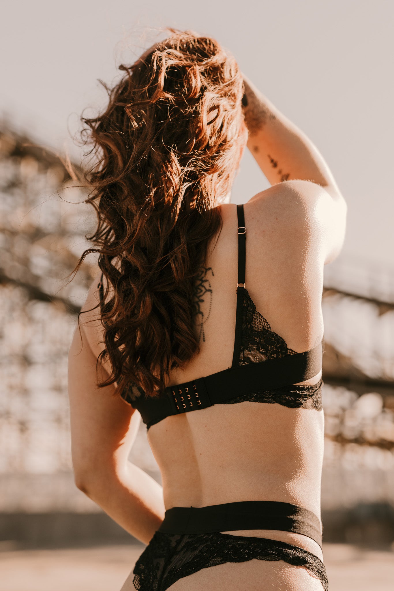 Monique Morin Wild Lace Longline Bra