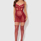 Dezi Lace & Chain Chemise Set