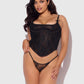 Jocelyn Lace Underewire Bustier & G-String Set