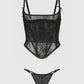 Jocelyn Lace Underewire Bustier & G-String Set