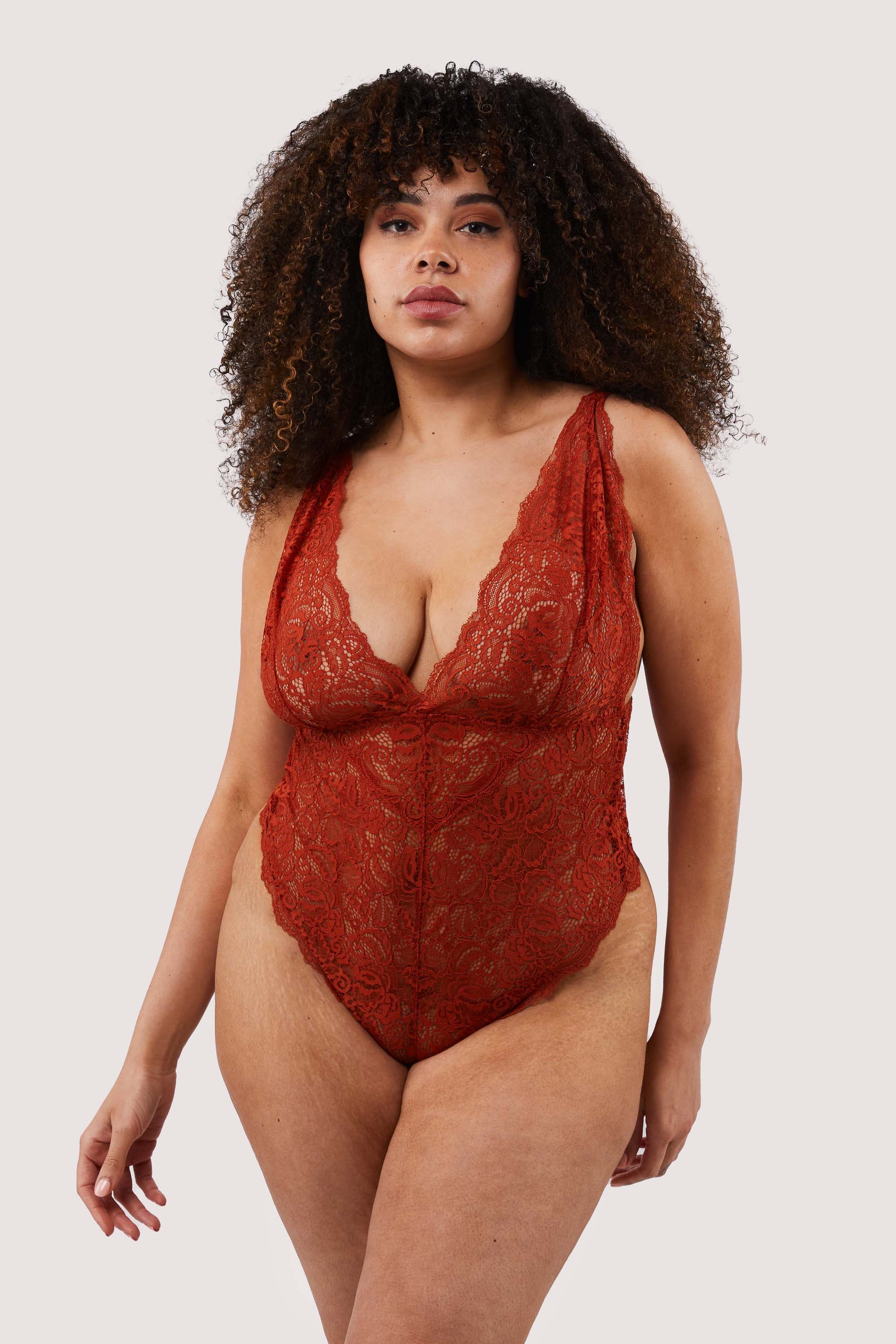 Ariana Ginger Lace Bralette – Playful Promises